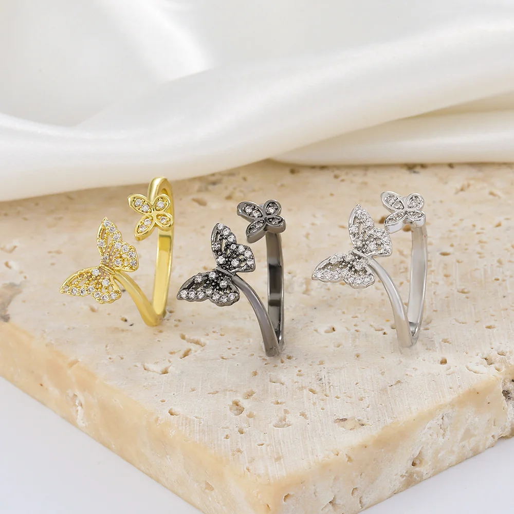 Fashion Women&rsquo;s Ring Pet Dog Paw Cat Ears Angel Wings Bee Rabbit Heart Wedding Ring Animal Jewelry Gift finger ring wedding rings wedding ring animal ring