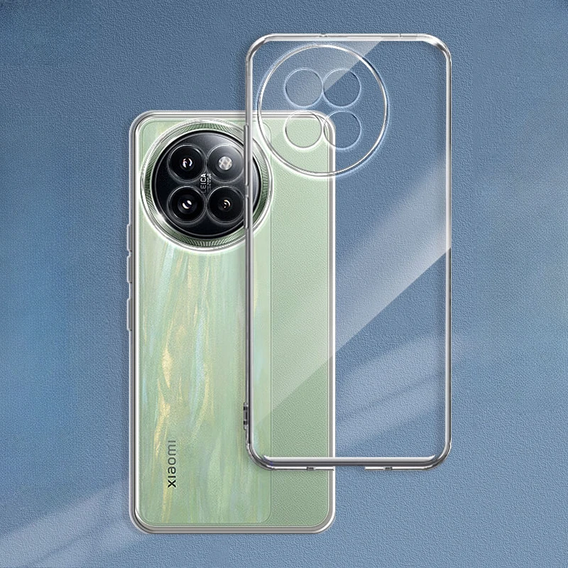 Xiaomi Civi 4 Pro Transparent Soft TPU Protective Phone Case