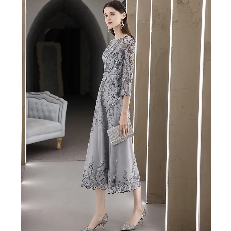 

High end Xi mother-in-law wedding banquet dress, evening dress, young bride mother wedding dress, middle-aged fashion,