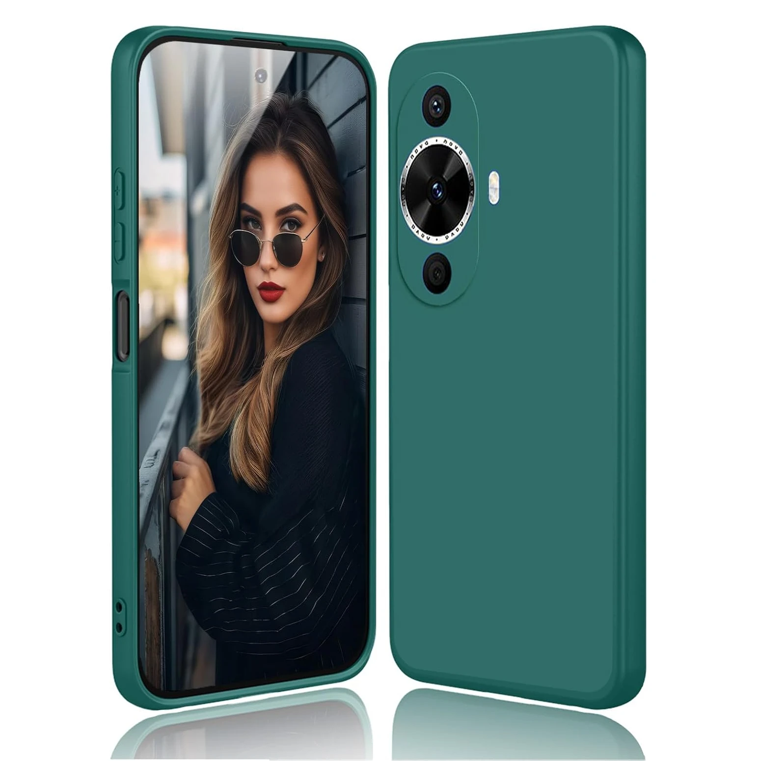Flexibler TPU-Fall aus flüssigem Silikon für Huawei Nova 12 SE 12S 12i 11 Pro 11i 10 9 SE Schutzhülle Fundas Coque Capa_voghion.com