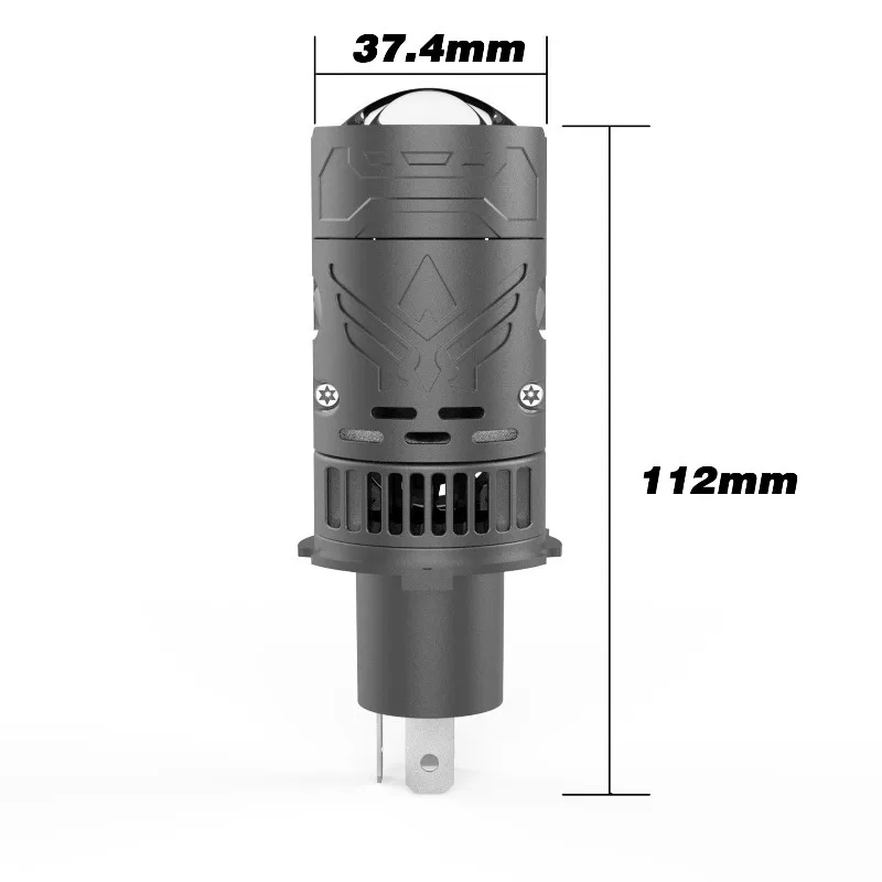H4 LED 헤드라이트 전구 프로젝터 렌즈 CANBUS 초고휘도 12000Lm 6500K 터보 팬 자동차 조명 9003/HB2 자동차/오토바이용 12V 24V