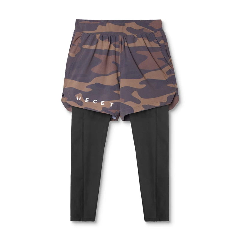 

2022 summer new men's shorts camouflage fitness pants fashion cycling sports pants jogging fitness trend quick-drying pants