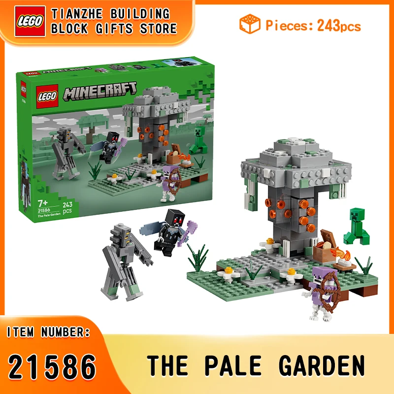 LEGO Minecraft 21586 Pale Garden Educational Building Blocks Toy for ...