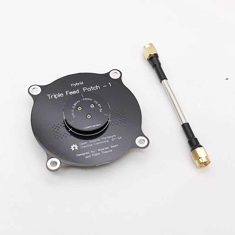 Antenne Patch 5.8GHz 9.4dBi pour FPV Fatshark - SMA/RPSMA
