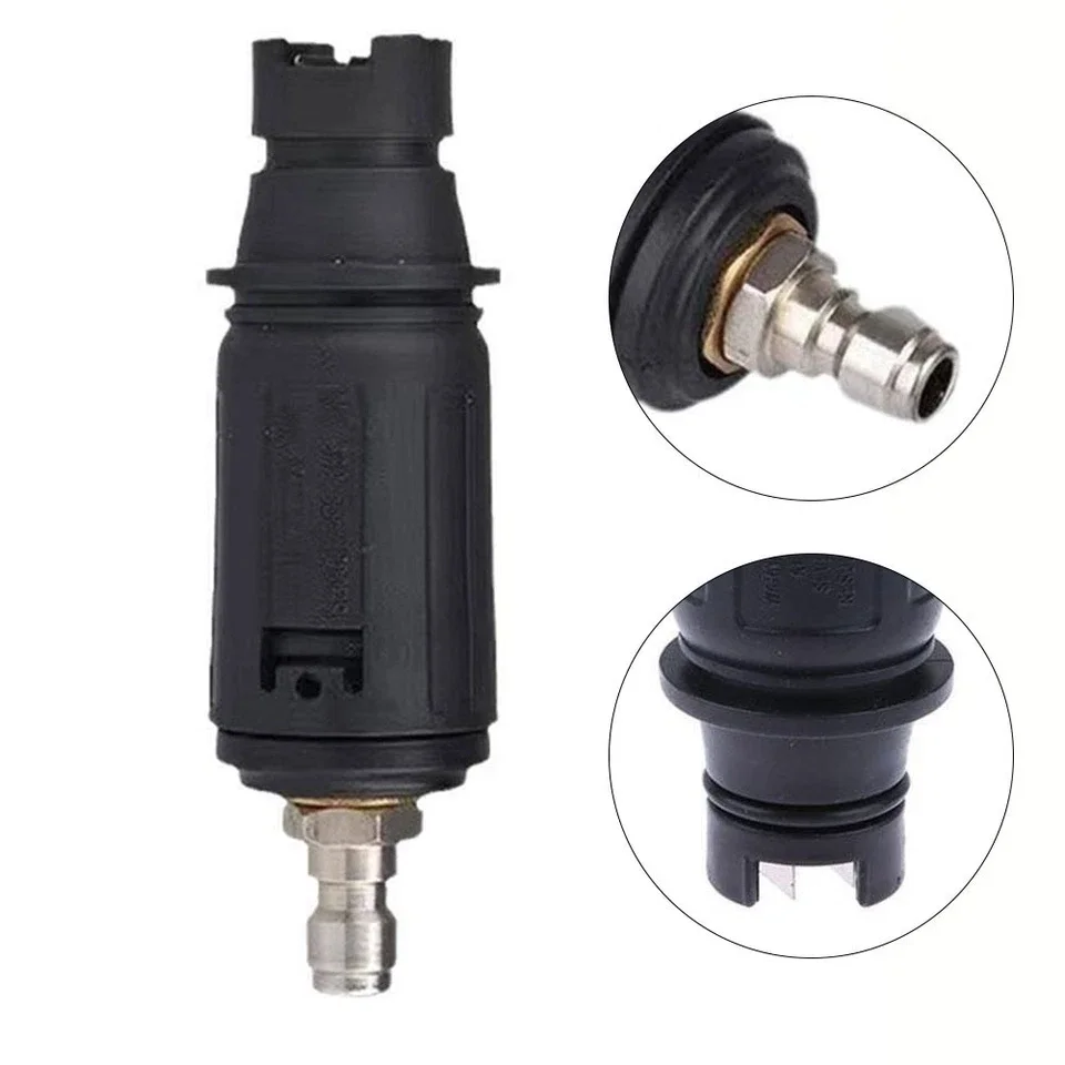 각도 조절 가능 고압 세척기 노즐 3000 PSI - 1/4인치 퀵 플러그 연결 분무기 (자동차 세척, 정원용)