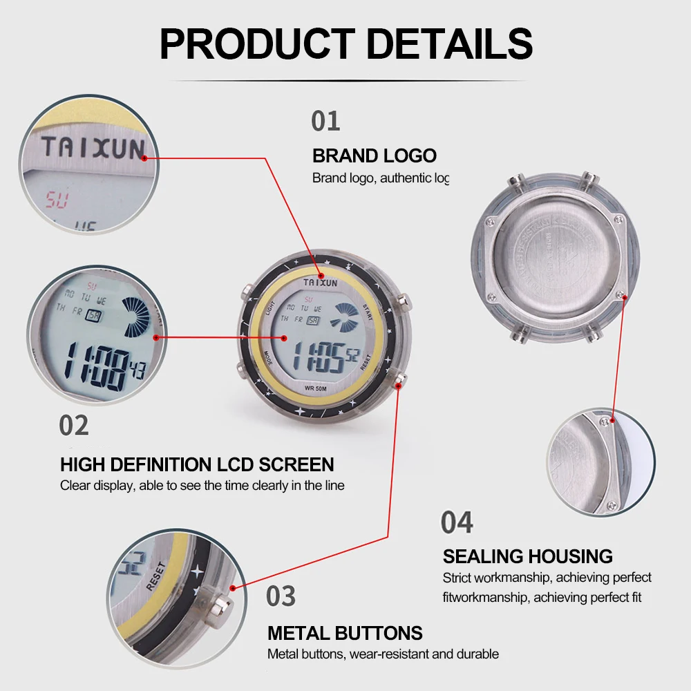 Universal Motorcycle Digital Clock Waterproof