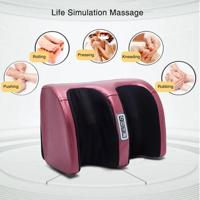 Hot Compression Electric Foot Massager Heating Therapy Shiatsu Kneading Roller Muscle Relaxation Pain Relief Foot Spa Machines 5