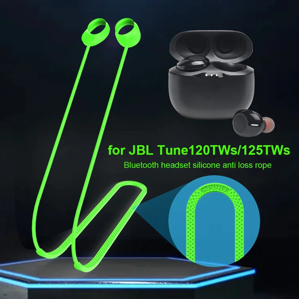 JBL Tune용 이어폰 스트랩, 분실 방지 스트랩, 실리콘 스트링 로프, 블루투스 이어폰 헤드폰 스트랩 케이블, 120TWS, 125TWS, 신제품