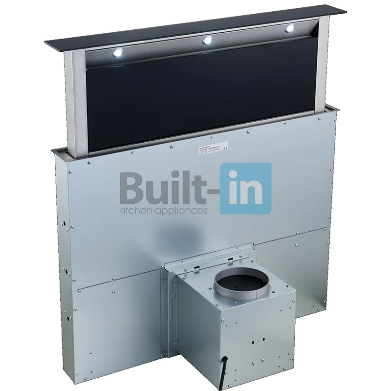 Cooker Hood Down Draft Range Hood With 4 Speeds LCD Slide Out