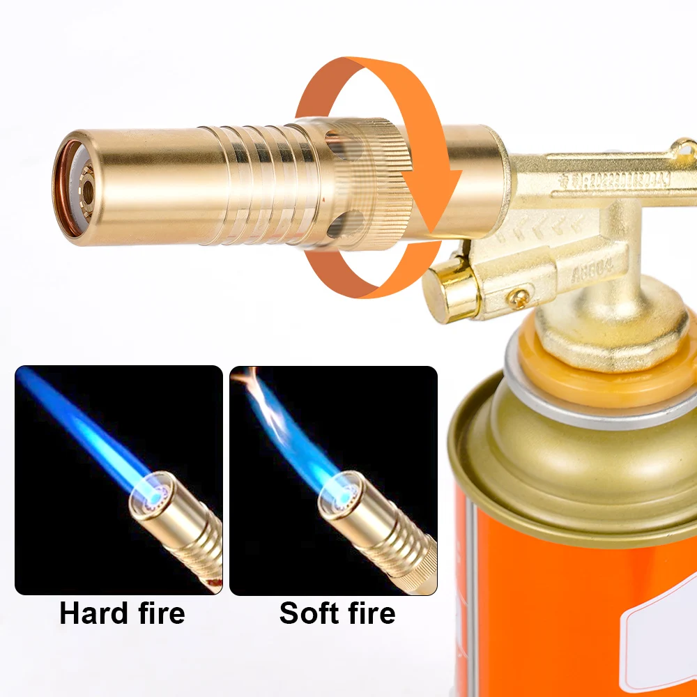 Temperatura Toda a Pistola de Solda de Cobre Chama do Queimador de Gás Tocha de Brasagem Ignição Automática para o Cozimento do Churrasco do Piquenique Alta - Image 2