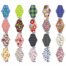 

2pcs Reusable Menstrual Pads Waterproof Washable Bamboo Cotton Soft Feminine Hygiene Panty Liner Sanitary Pads 250mm Random