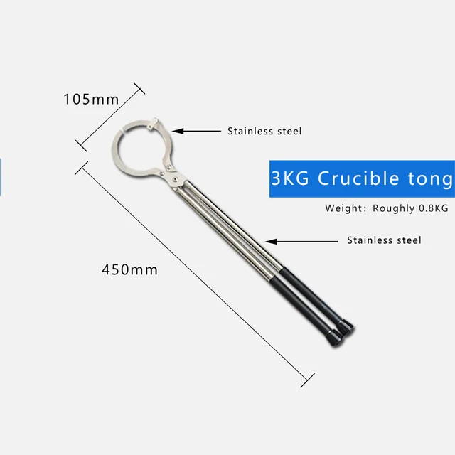 Carbon steel Crucible Tong Clamp Graphite Melting Furnace Pliers Holder For  Melting Pouring Casting Lab Beaker Clamp 8''~20'' - AliExpress
