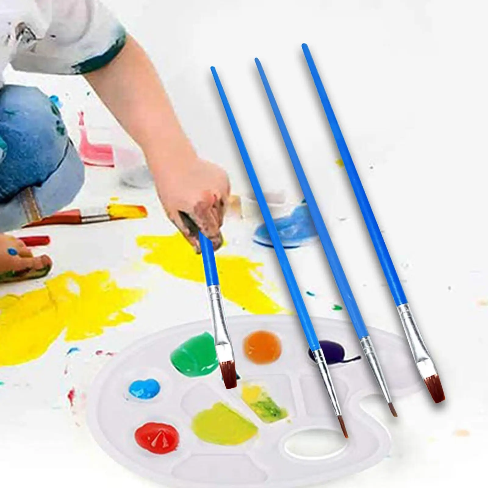 3x Paint Brush Set Painting Brushes Kit Drawing Paintbrushes Acrylic Paint Brushes for Acrylic Oil Gouache Painting Artist 3x Paint Brush Set Painting Brushes Kit Drawing Paintbrushes Acrylic Paint Brushes for Acrylic Oil Gouache Painting Artist