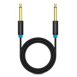 Premium Vention 6.5mm Stereo Audio Cable - 5m Length for Guitar, Mixer, Amplifier, and Speaker Systems (BAA)