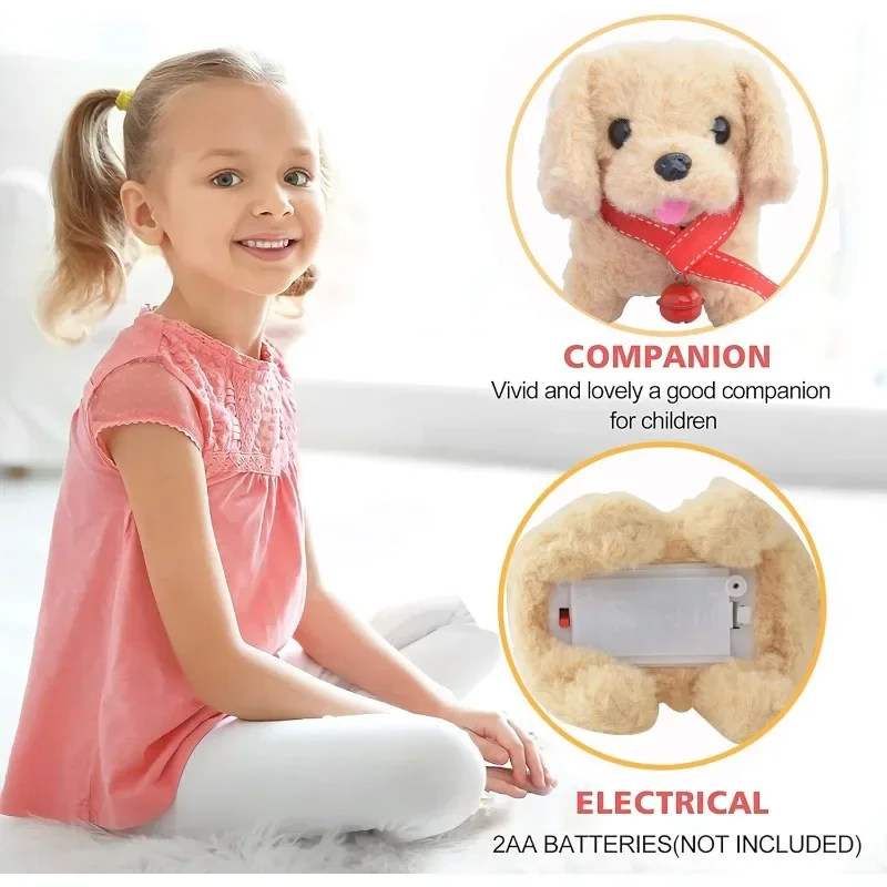 Toy Puppy Plush Electronic Interactive Dog Wagging Tail Stuffed Musical Pet Robot kids Toys for 2-8 Year Old Boys Girls Presents 6