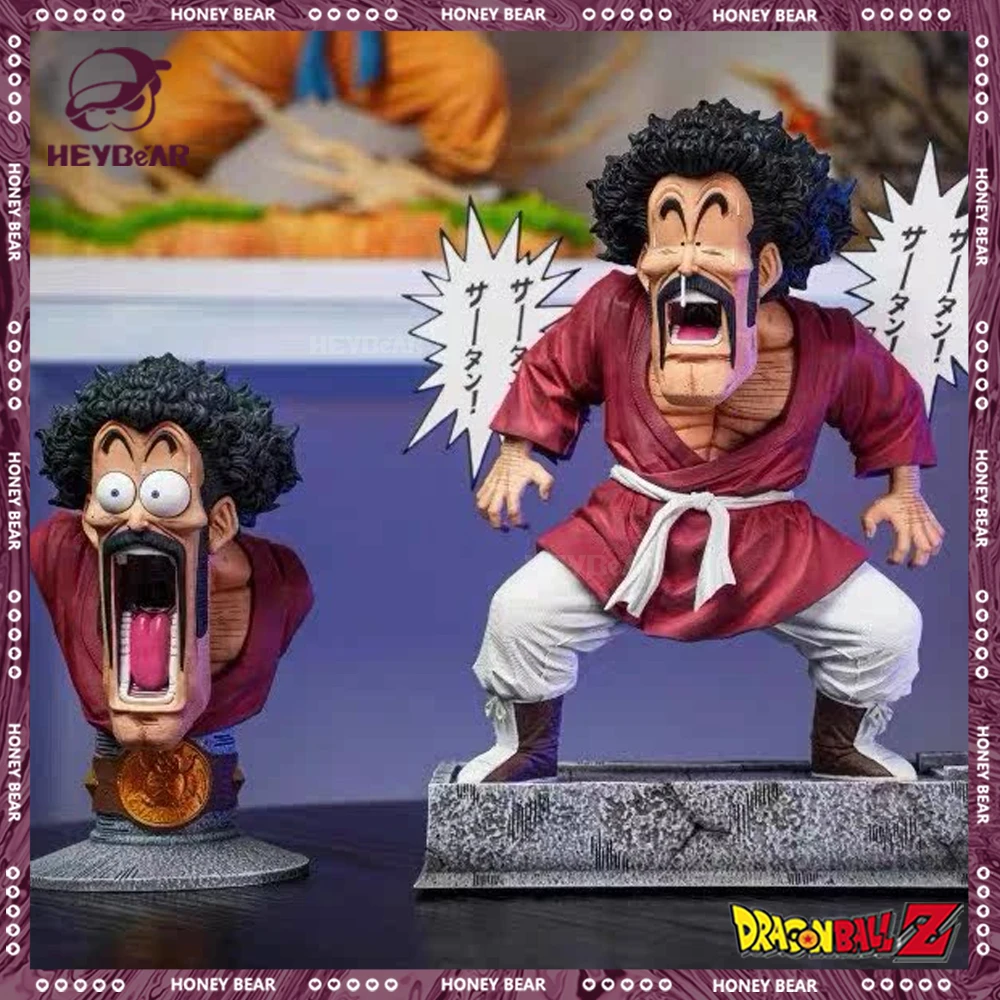 

15cm Dragon Ball Anime Figure Mister Satan Figure Replace Head Ornament Statue Gk Figurine Model Doll Collection Desk Toys Gift