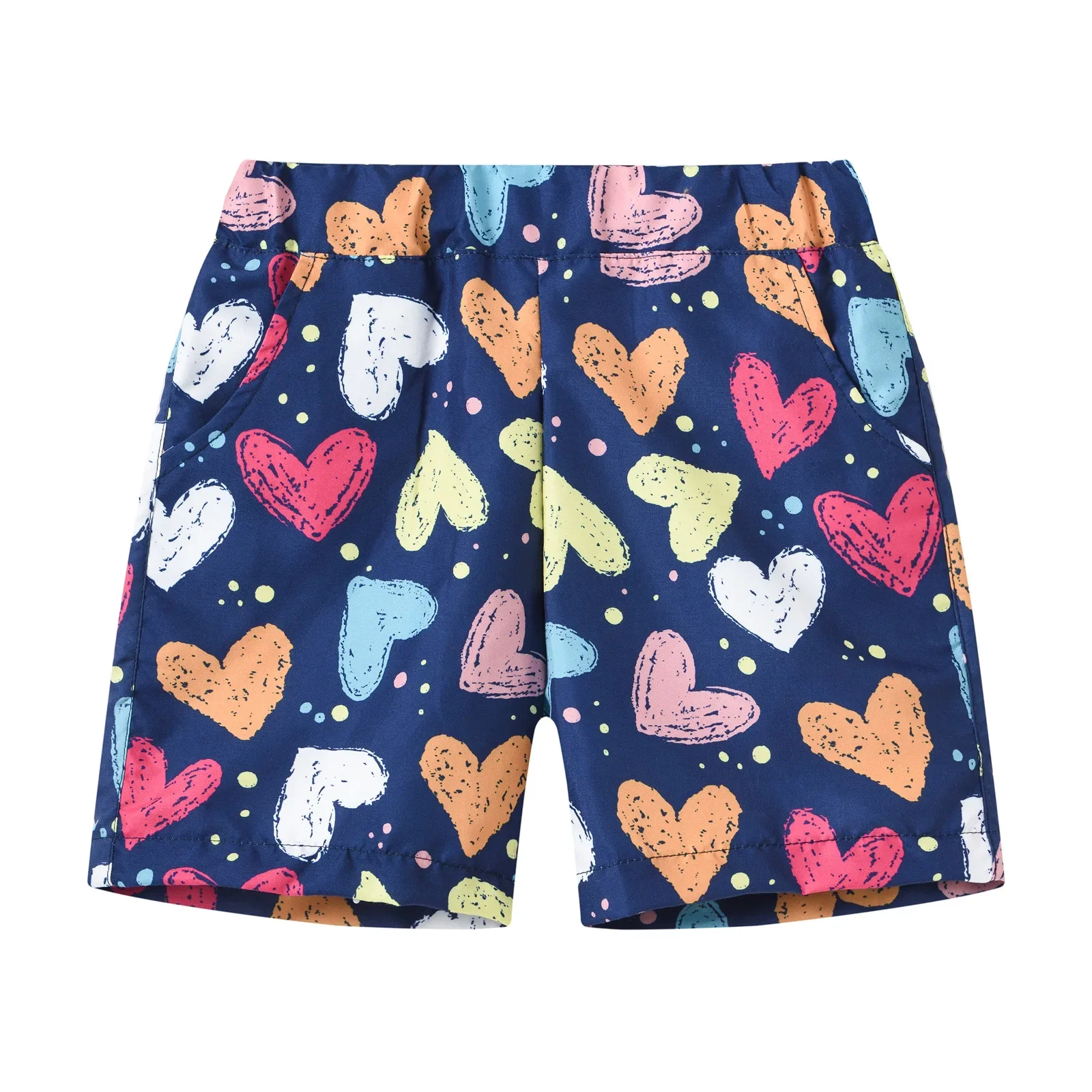 Kids Summer Thin Beach Shorts Swimwear Boys Girls Fashion Cartoon Print Breathable Vacation Shorts Trunks Children's Clothing