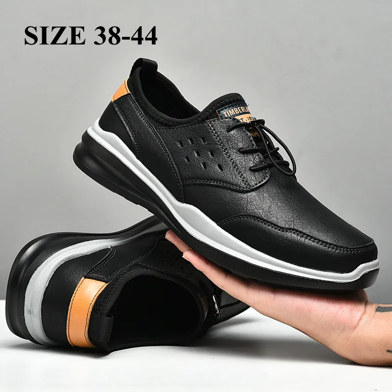 

Xiaomi Men Casual Shoes Genuine Leather Lace Up Men Fashion Sneakers Luxury Brand Shoes Men Non-slip Men Driving Shoes Zapatos