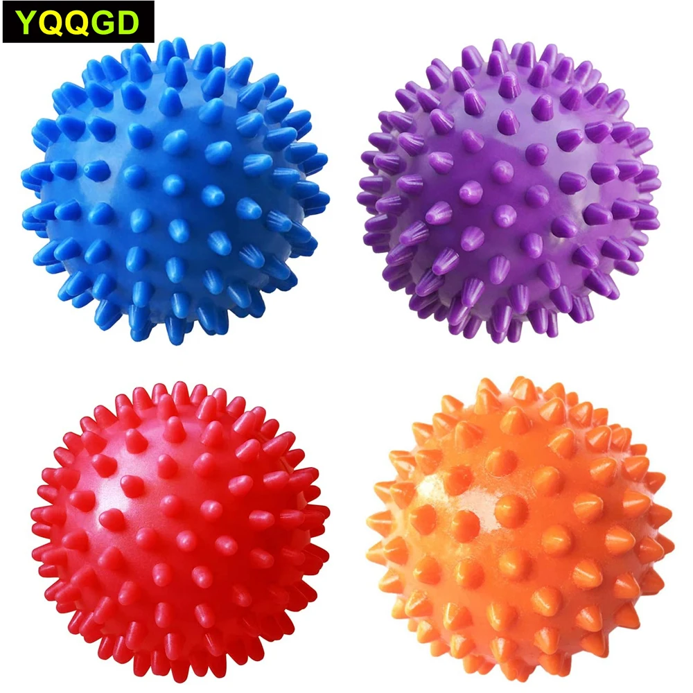 Professional Massage Balls Foot Ball Foot Massager Spiky Roller for Deep Tissue Trigger Point Plantar Fasciitis Stress Release массажер mad wave spiky massage ball m1360 14 2 12w