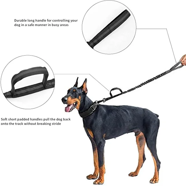 Durable Tactical Dog Collar and Leash Adjustable Military Pet Collar Leash Medium Large Dog German Shepherd Training Accessories 2