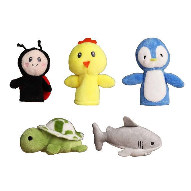 Story Time Finger Puppets Mini Soothe Doll Cute Animal Finger Puppets Kids Learning & Education Toy Performance Props 1