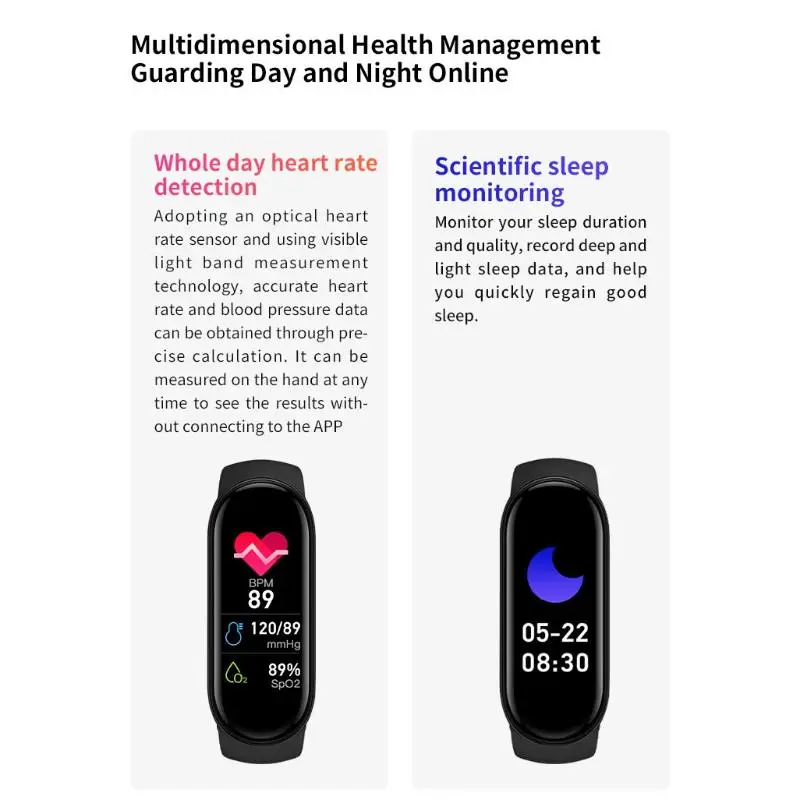M8 스포츠 피트니스 스마트 워치 블루투스 스포츠 스마트워치 트래커 팔찌 시계 스마트 팔찌 남성 여성 모니터 시계