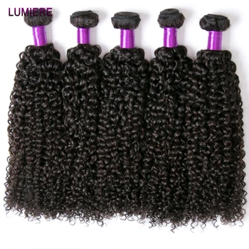 8-40" Afor Kinky Curly Human Hair 3/4 pcs Bundles Deal Brazilian Raw Hair Weave Bundle Virgin Human Hair Extensions Double Weft 1