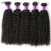 8-40" Afor Kinky Curly Human Hair 3/4 pcs Bundles Deal Brazilian Raw Hair Weave Bundle Virgin Human Hair Extensions Double Weft 1