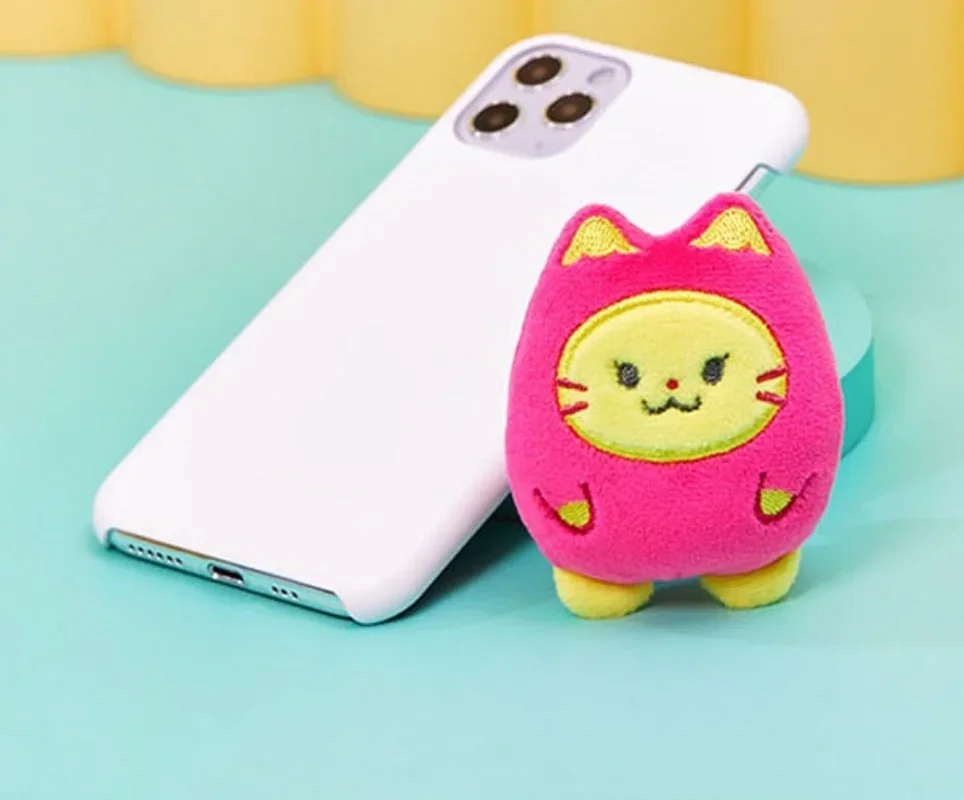 KPOP ITZY WDZY Plush Phone Holder Doll Kawaii Korean Phone