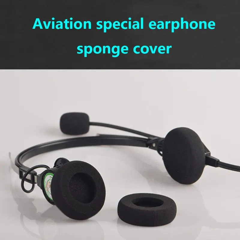 

Lightweight Earpad Cushion Cover Breathable Memory Foam Headset for TELEX AIRMAN Headset Headphone Replacement Dropship