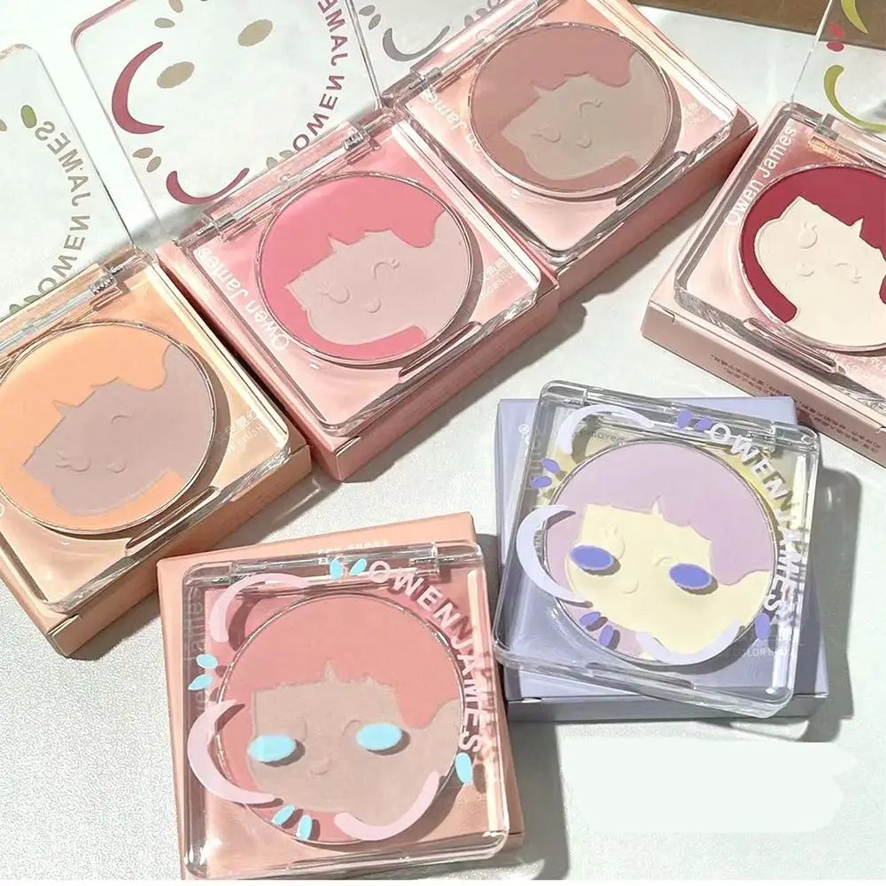 Waterproof Blush Makeup Palette Natural Professional Cheek Blushes Matte Orange/Peach Pink/Rose Purple