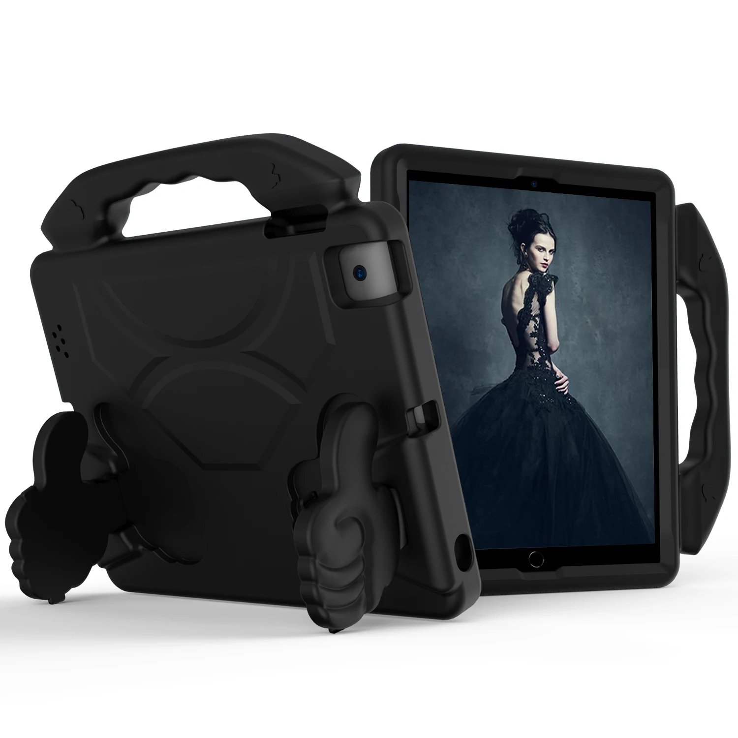 Children's Shockproof EVA Tablet Case with Thumbs Up Stand