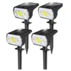 LED Solar Spot Light 64 LED Outdoor Garden Solar Landscape Spotlights Waterproof 3 Modes Wall Light Door Backyard Garage 1