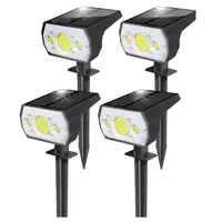 LED Solar Spot Light 64 LED Outdoor Garden Solar Landscape Spotlights Waterproof 3 Modes Wall Light Door Backyard Garage 1