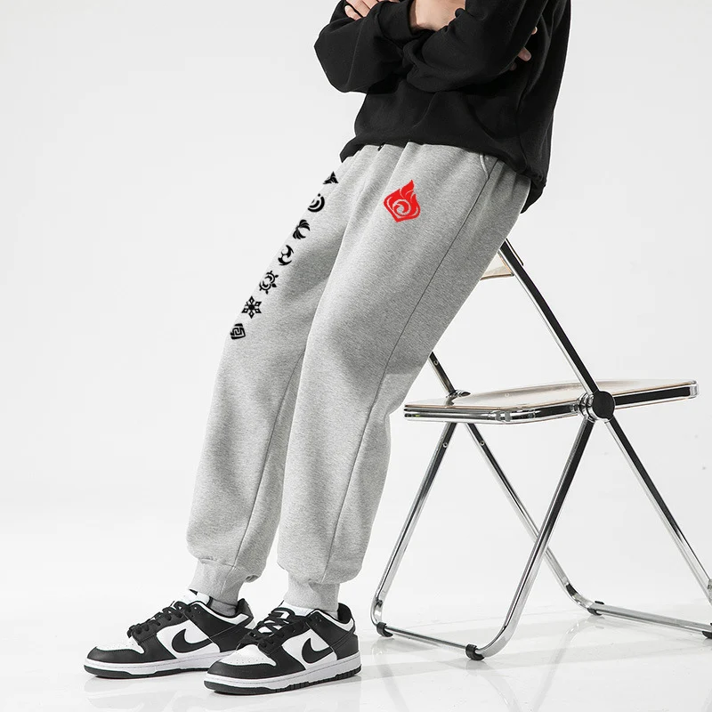 Game Genshin Impact Print Sportswear Running Sport Jogging Pants Casual Streetwear Sweatpants Jogger For Men Women Unisex