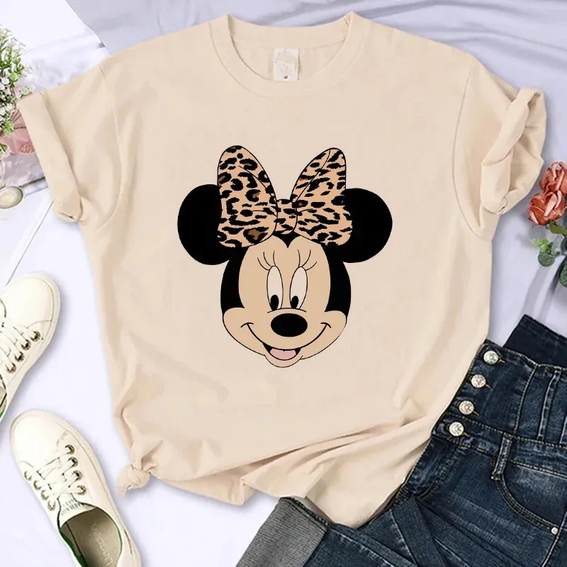 

Cute T Shirt Minnie Children T-shirt Kawaii Disney Tshirt Mickey Mouse Anime Cartoons Casual Vintage Clothes Women Top Tee