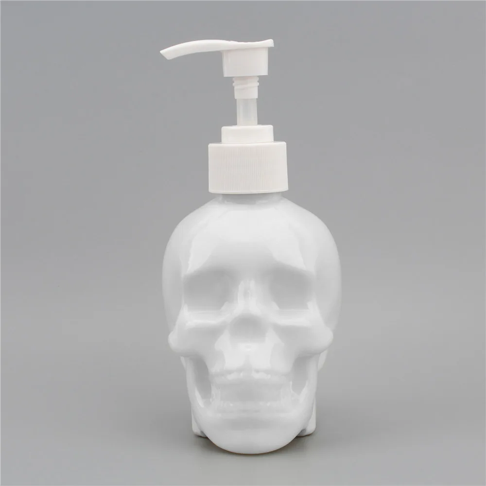 Refillable Liquid Hand Soap Dispenser Skeleton Skull Empty Bottle Container Shampoo Lotion Soap Uses