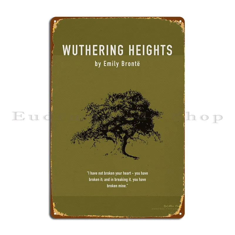 

Wuthering, высочайшая серия книг 017, металлическая искусственная бронза, кинотеатр, символ клуба, жестяной знак, постер