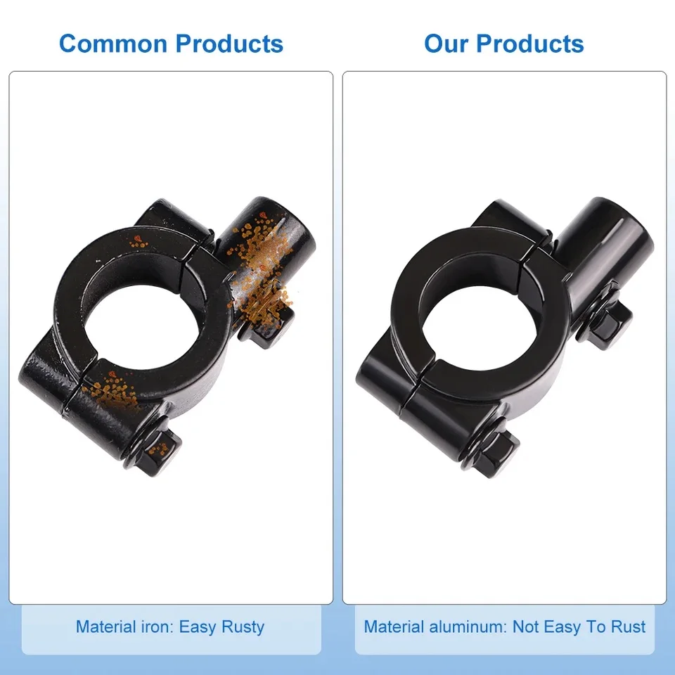 1PC Motorcycle Mirror Mount 8MM / 10MM Motorcycle Modified Rearview Mirror Seat Moto Bracket Adapter Handlebar Bracket