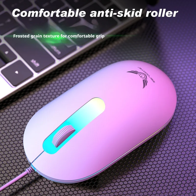 스팟 상품 K13 유선 USB 키보드 및 마우스 세트, 기계식 느낌, 빛나는 컴퓨터 노트북 액세서리, 키보드 및 마우스 게이머