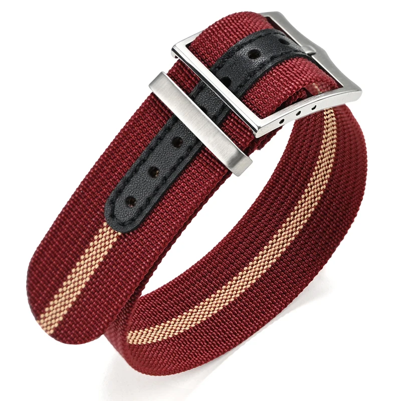 Durable Nylon Waterproof Sport Bracelet - Military-Inspired Watch Strap, No-Scratch Design