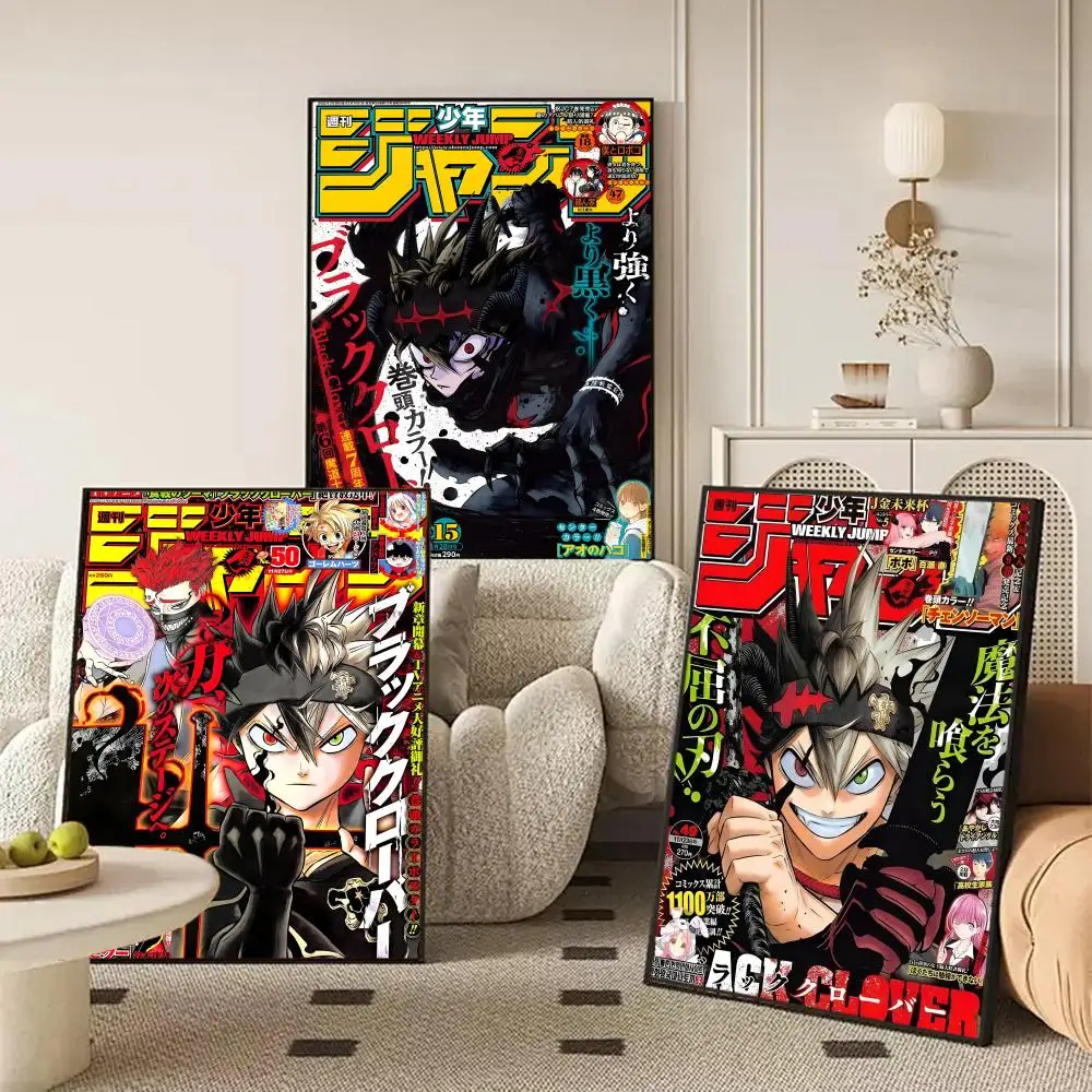 Black Clover Anime Poster - Stylish Wall Art for Home, Office, or Restaurant Decor