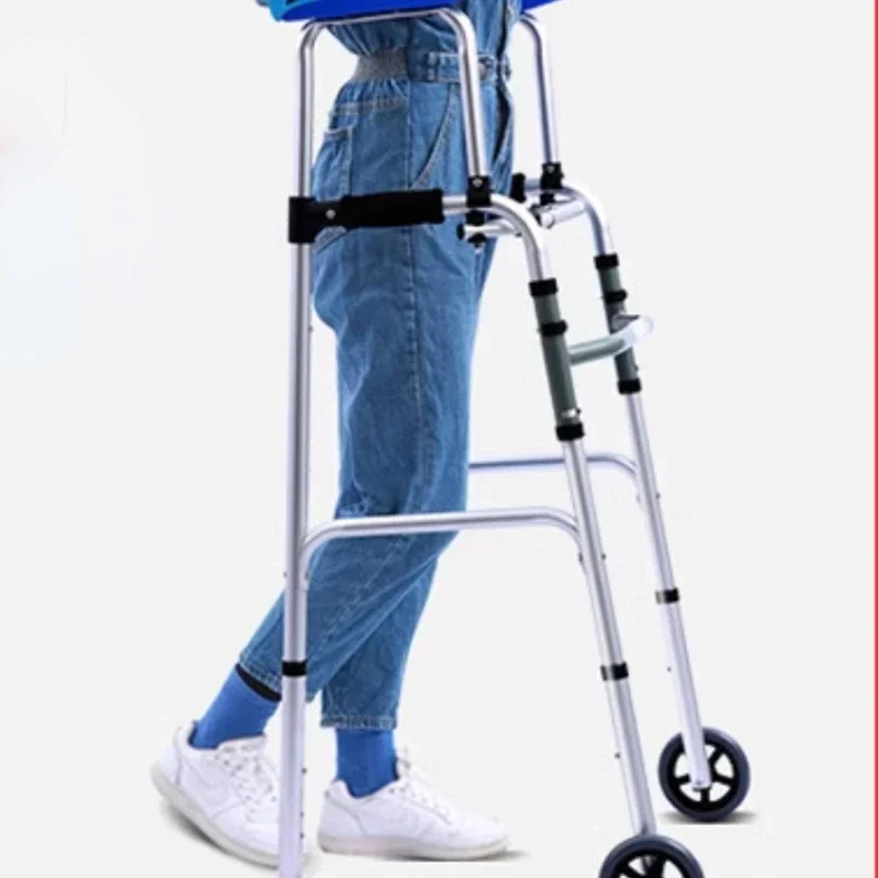 Travel-Friendly Elderly Shopping Cart Auxiliary Walking Crutches Can Sit & Fold Walking Cane Car for Support 4