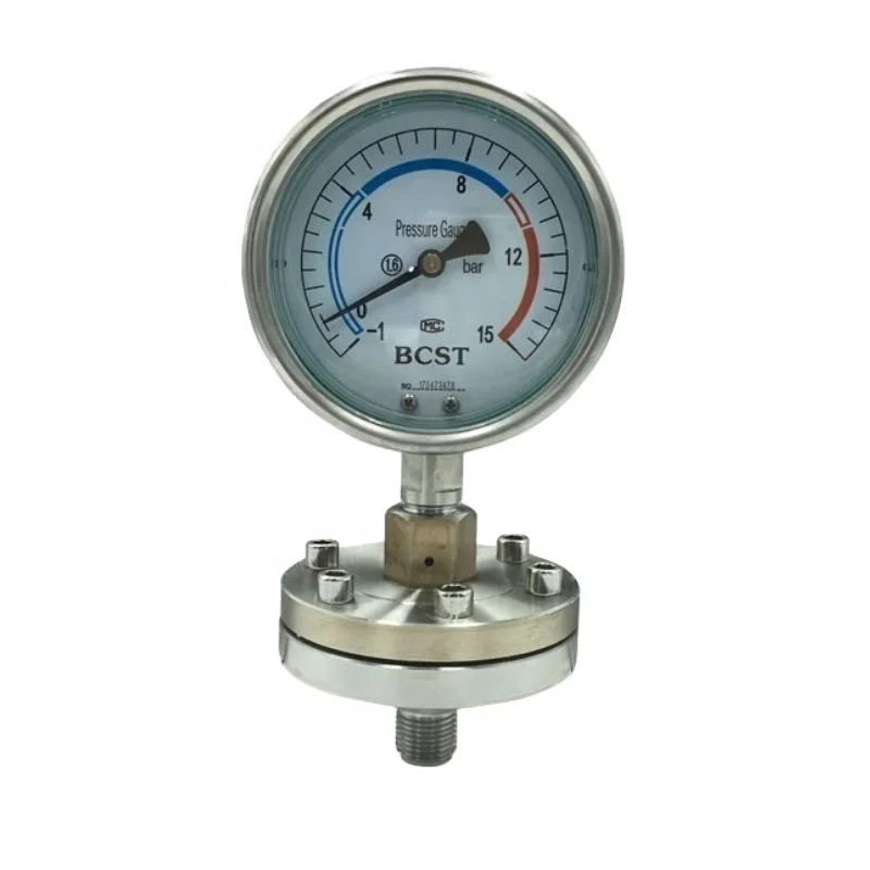 

Cheapest Diaphragm seal pressure gauge in China