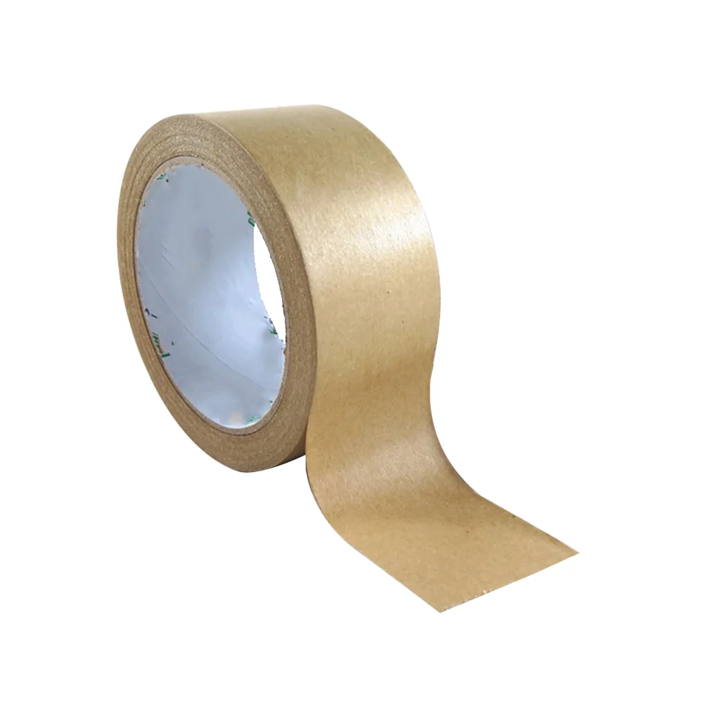 45 MMx25M Tearable Kraft Sealing Tape Water-free Karaft for Printing Packing Paper Packaging Duct Pipeline
