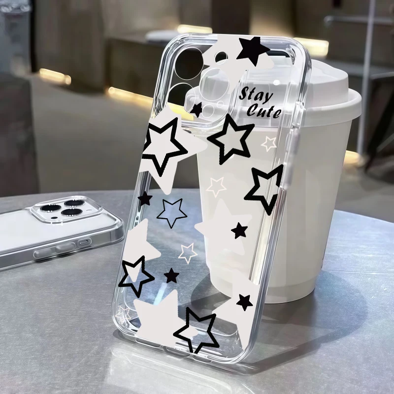 Pink Five-Pointed Star Phone Case