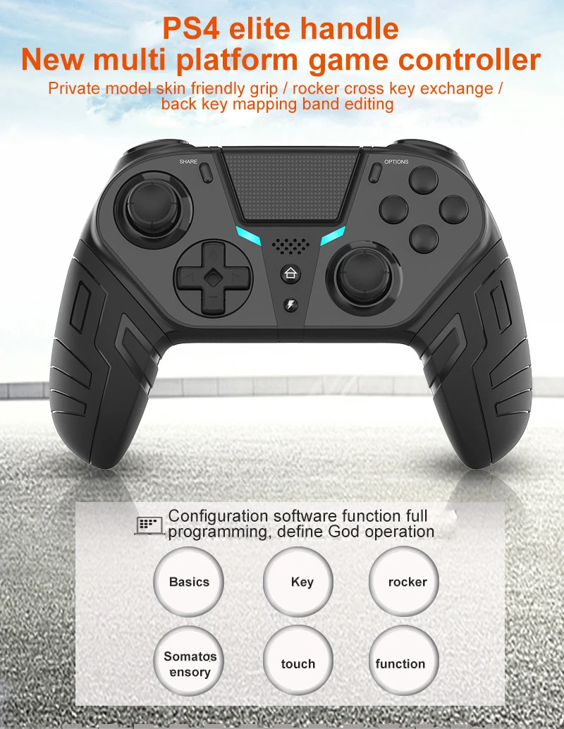 Mini Wireless Gamepad For Switch Lite/OLED Game Controller Vibration Video Game Joystick Controller Support Turbo Programmable