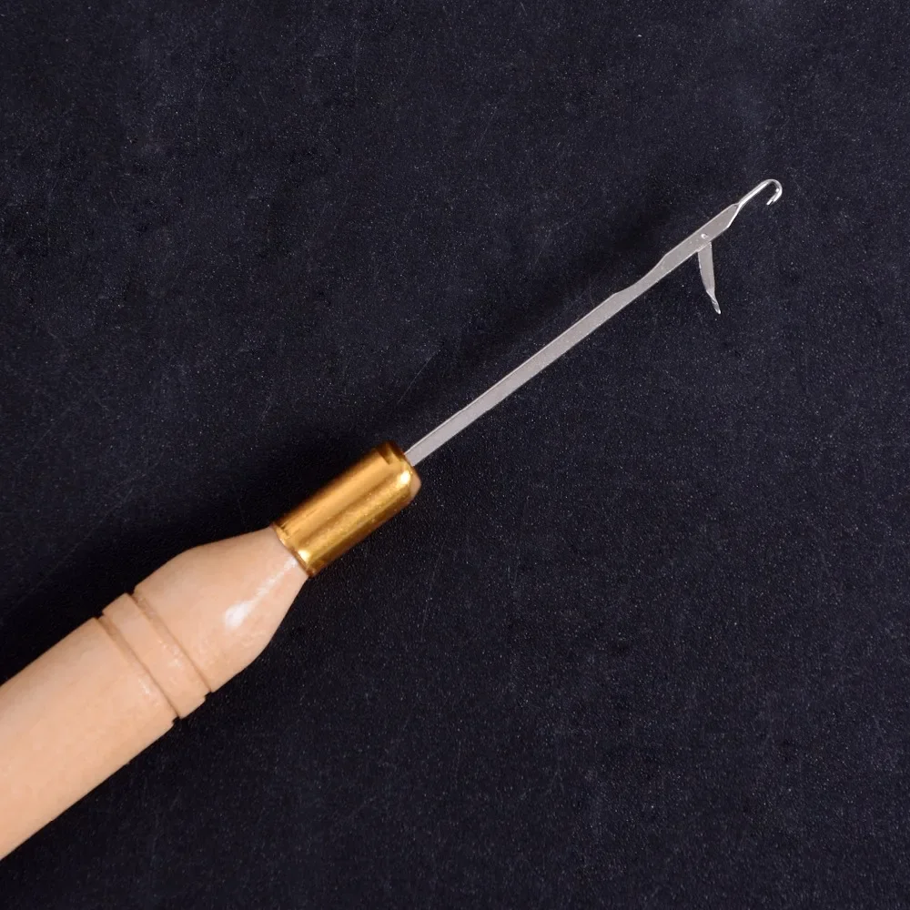 1pcs Crochet Hook Wig Crochet Needles Set Hair Weave Needle Carpets Making Repair Tool for Micro Braids Tools Sewing Tools