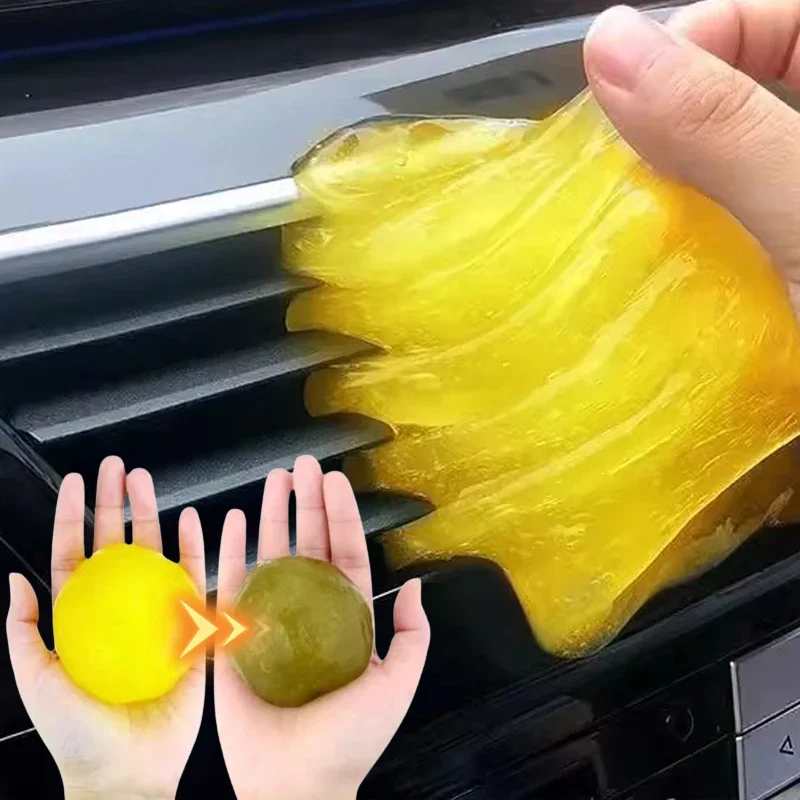 Car Cleaning Gel Reusable Keyboard Cleaner Gel Automobile Air Vent Dust Removal Multiuse Dirt Cleaner Slime Auto 1-5pcs cleaning gel,car cleaning tool,car detailing cleaner,car cleaning gel