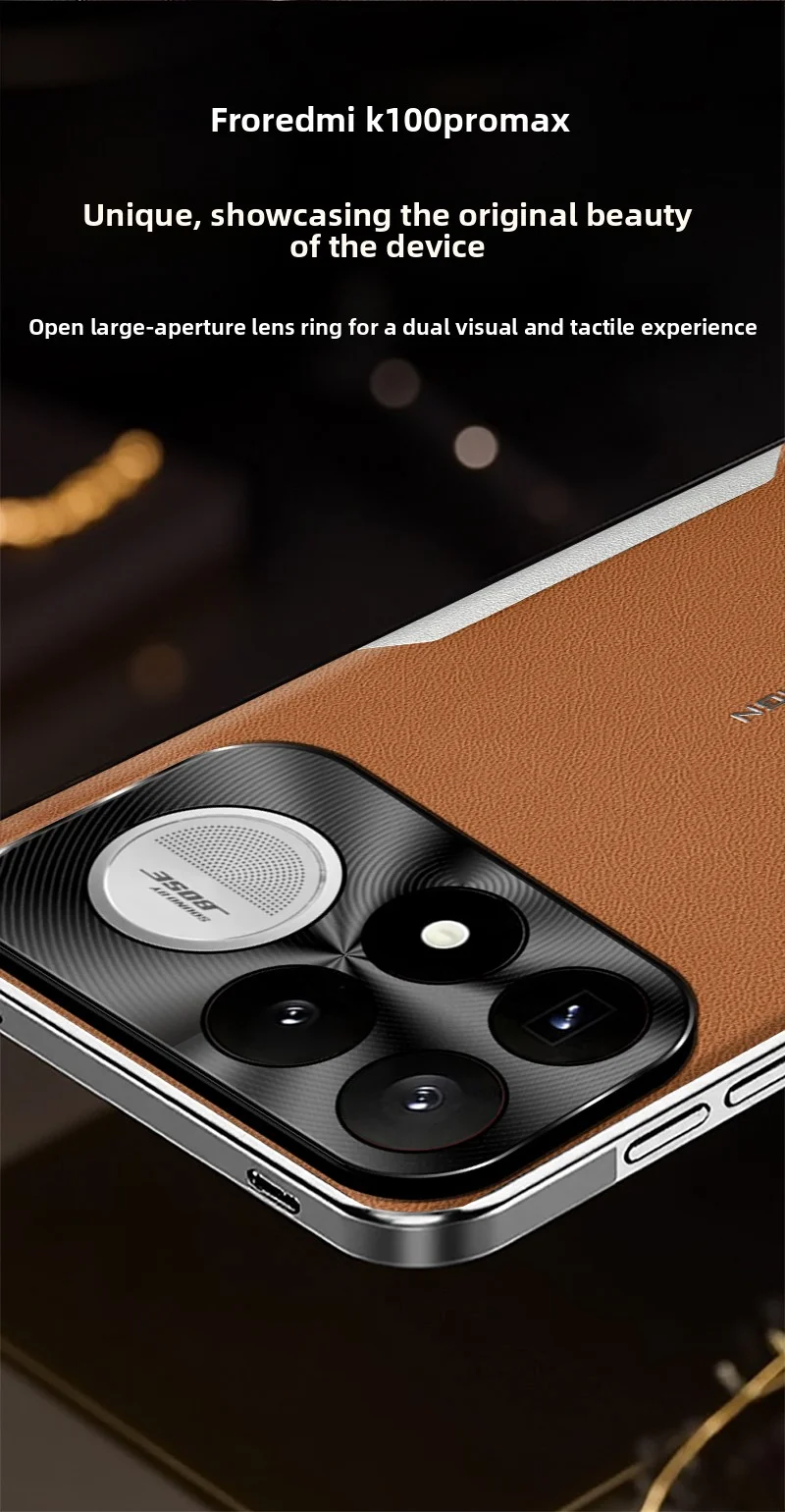Luxury PU Leather Skin Protective Back Cover Case